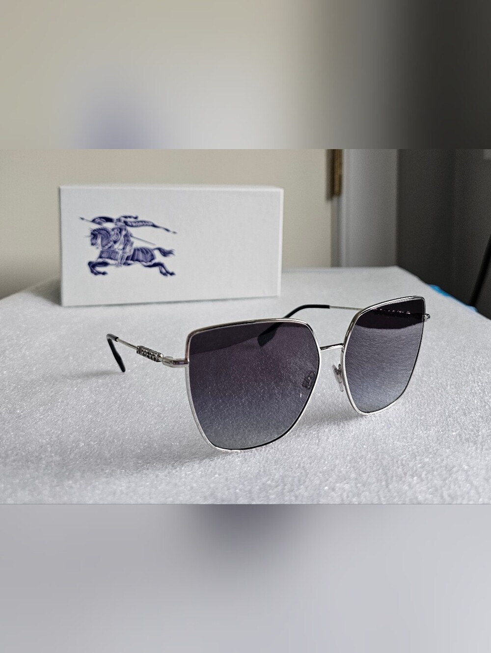 Burberry Alexis BE 3143 1005/8G Silver/Gray - NEW W/ BOX